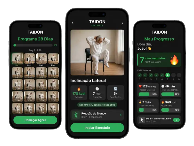 Mockup do app